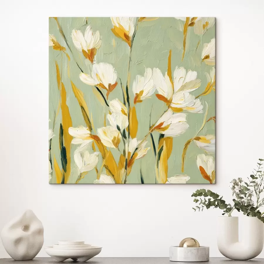 Tableau Composition lumineuse dans un style volumétrique s45264