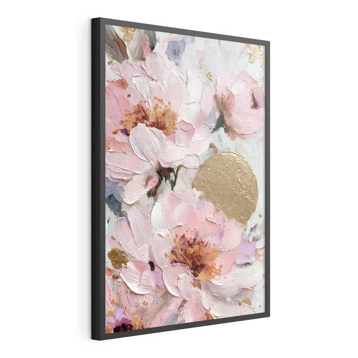 Poster Composition florale : fleurs abstraites f45250