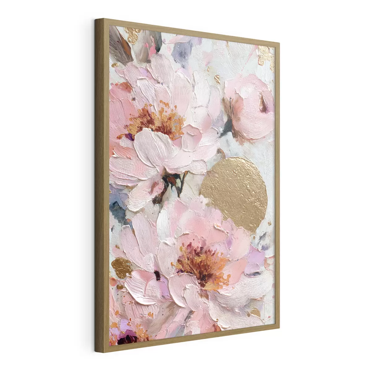 Poster Composition florale : fleurs abstraites f45250
