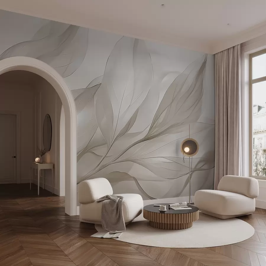 Papier peint Feuilles transparentes w04376v2