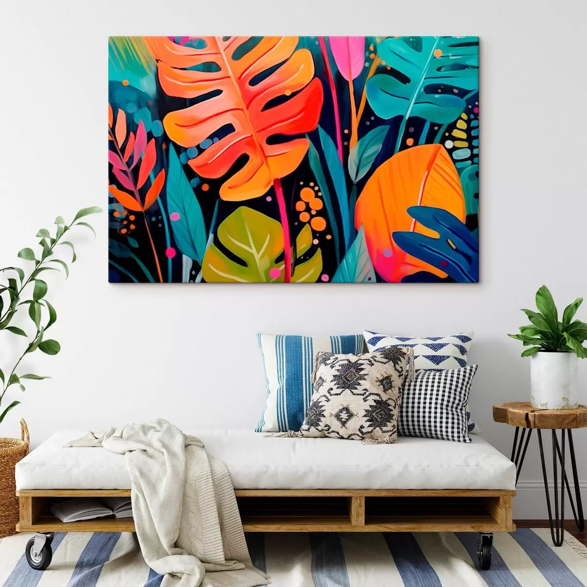 Tableau Feuilles tropicales s45308