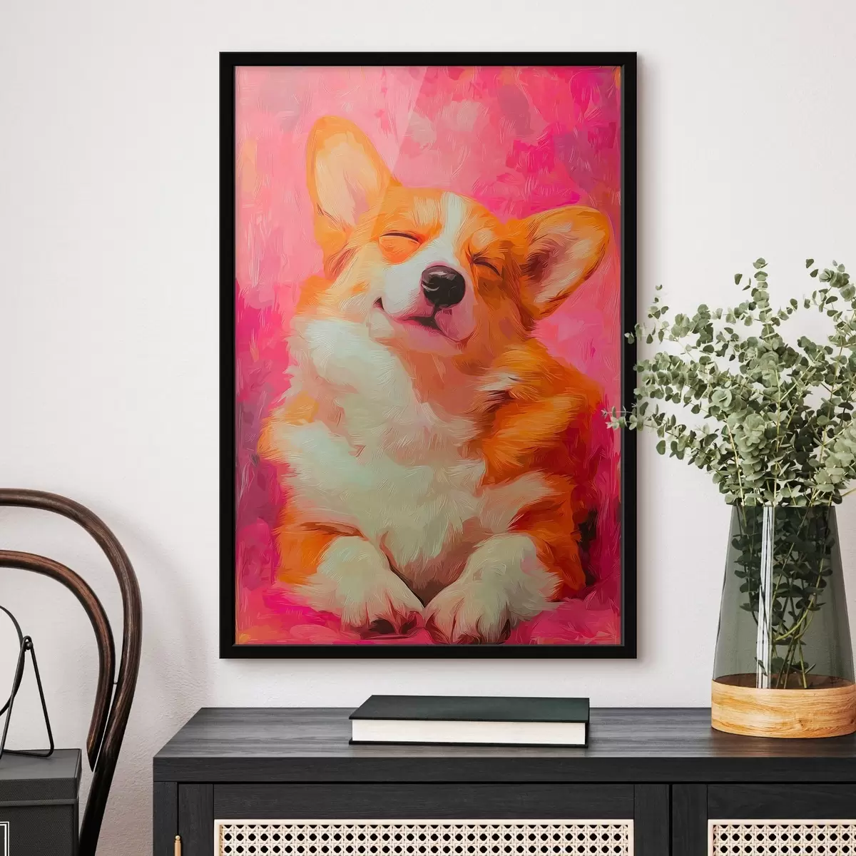 Poster Chien Corgi f45312