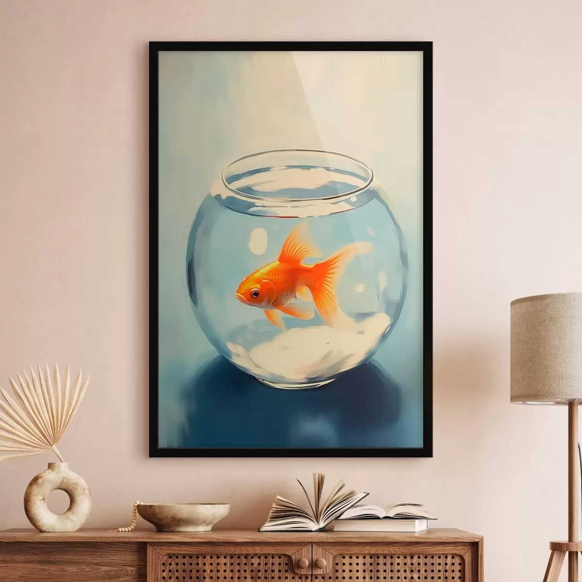 Poster Poissons dans un aquarium f45314