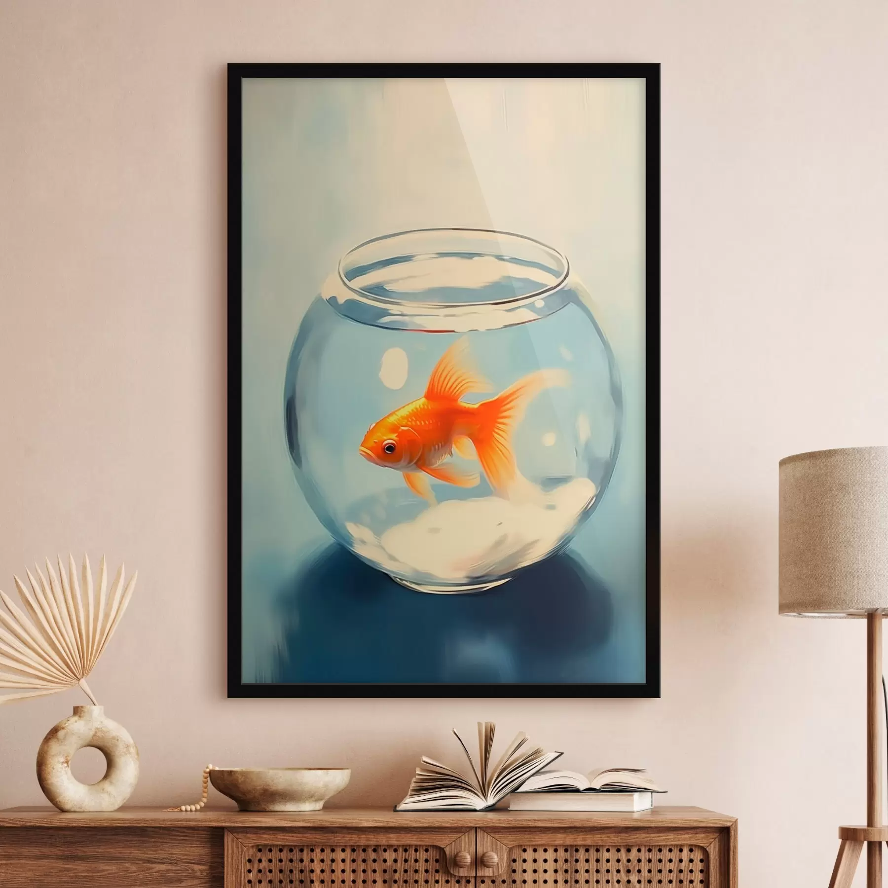 Papier peint Poissons dans un aquarium f45314