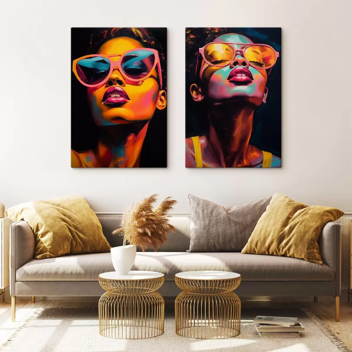 Tableau Portraits en peinture m00581