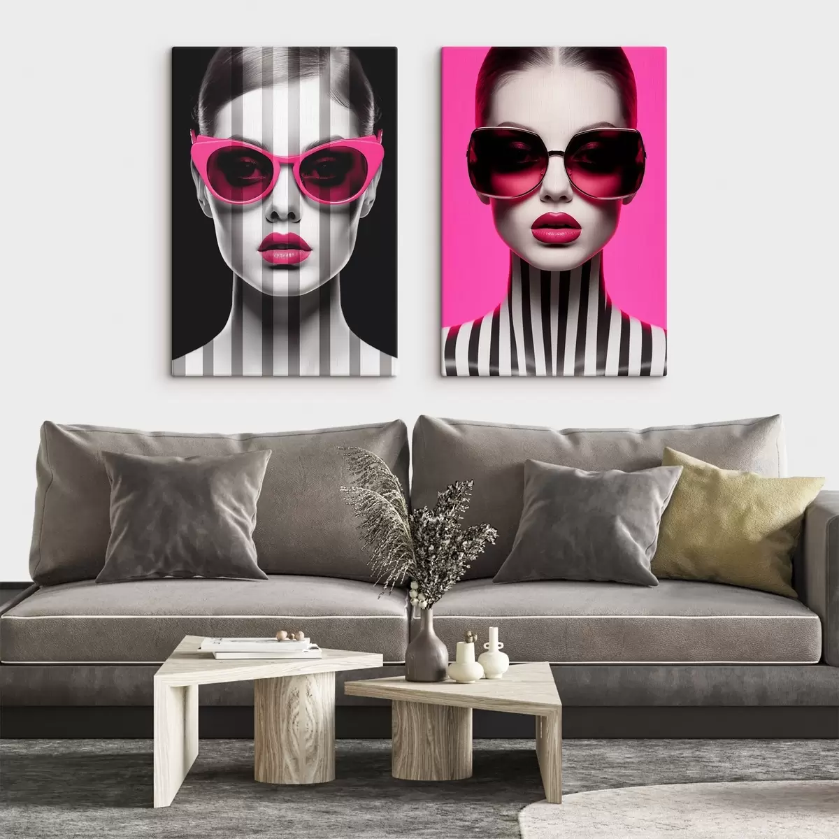 Tableau Portraits de mode m00583