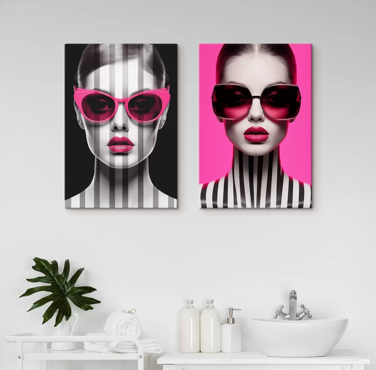 Tableau Portraits de mode m00583