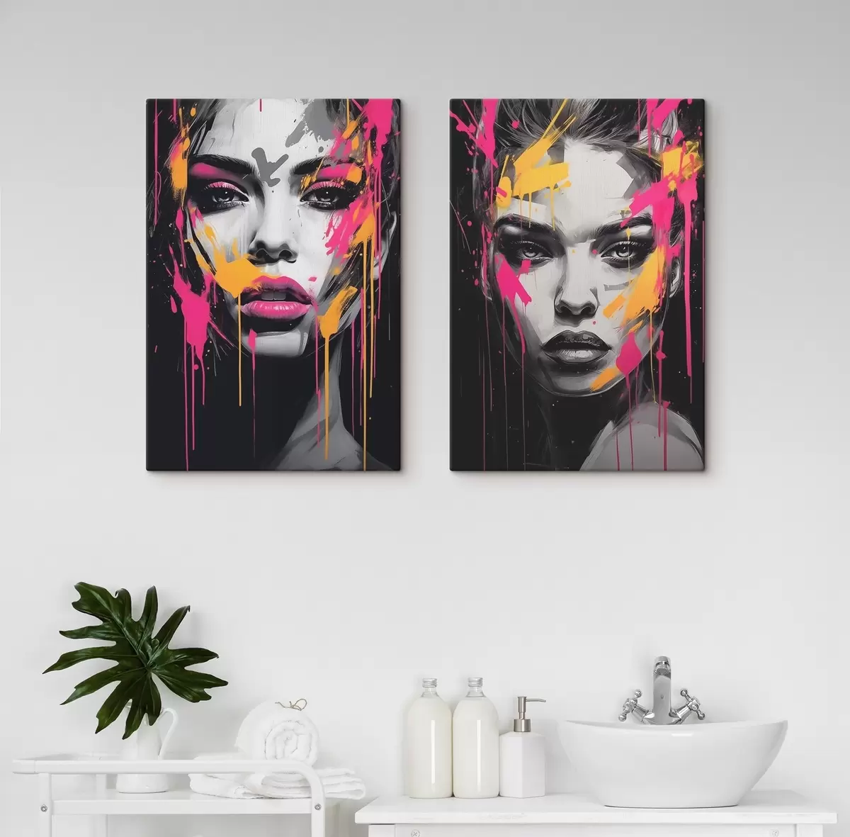 Tableau Portraits en peinture m00584