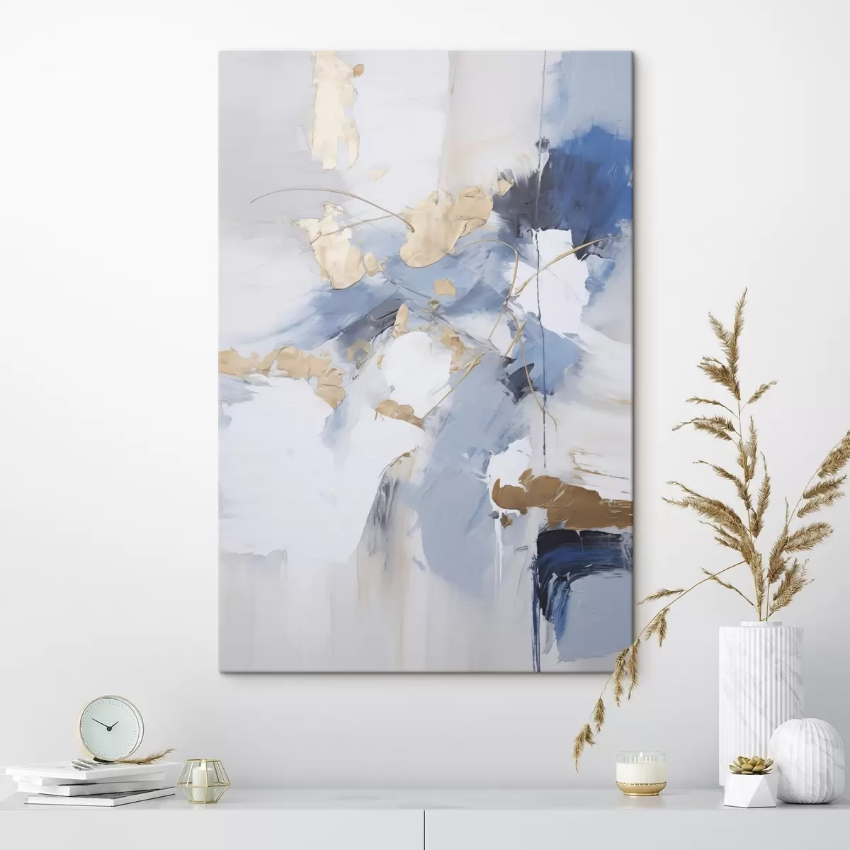 Tableau Abstraction imitation de la peinture s45348