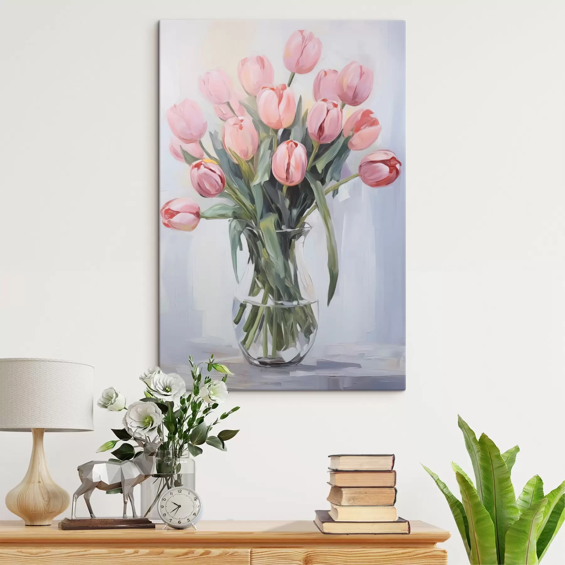 Tableau Tulipes dans un vase s45355