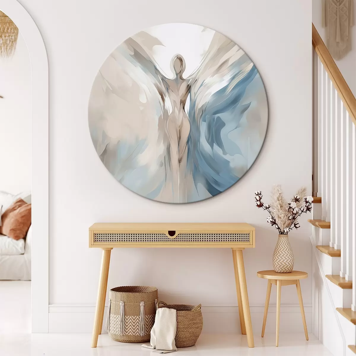 Tableaux rondes Peinture d'imitation d'ange r45360
