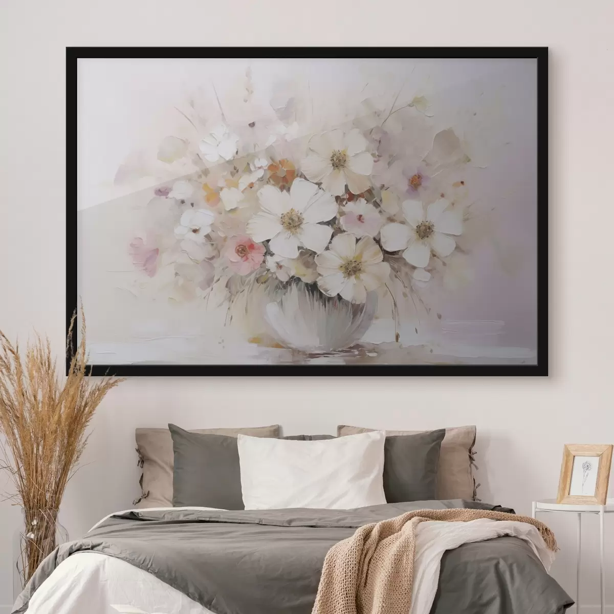 Poster Bouquet délicat imitation peinture f45347