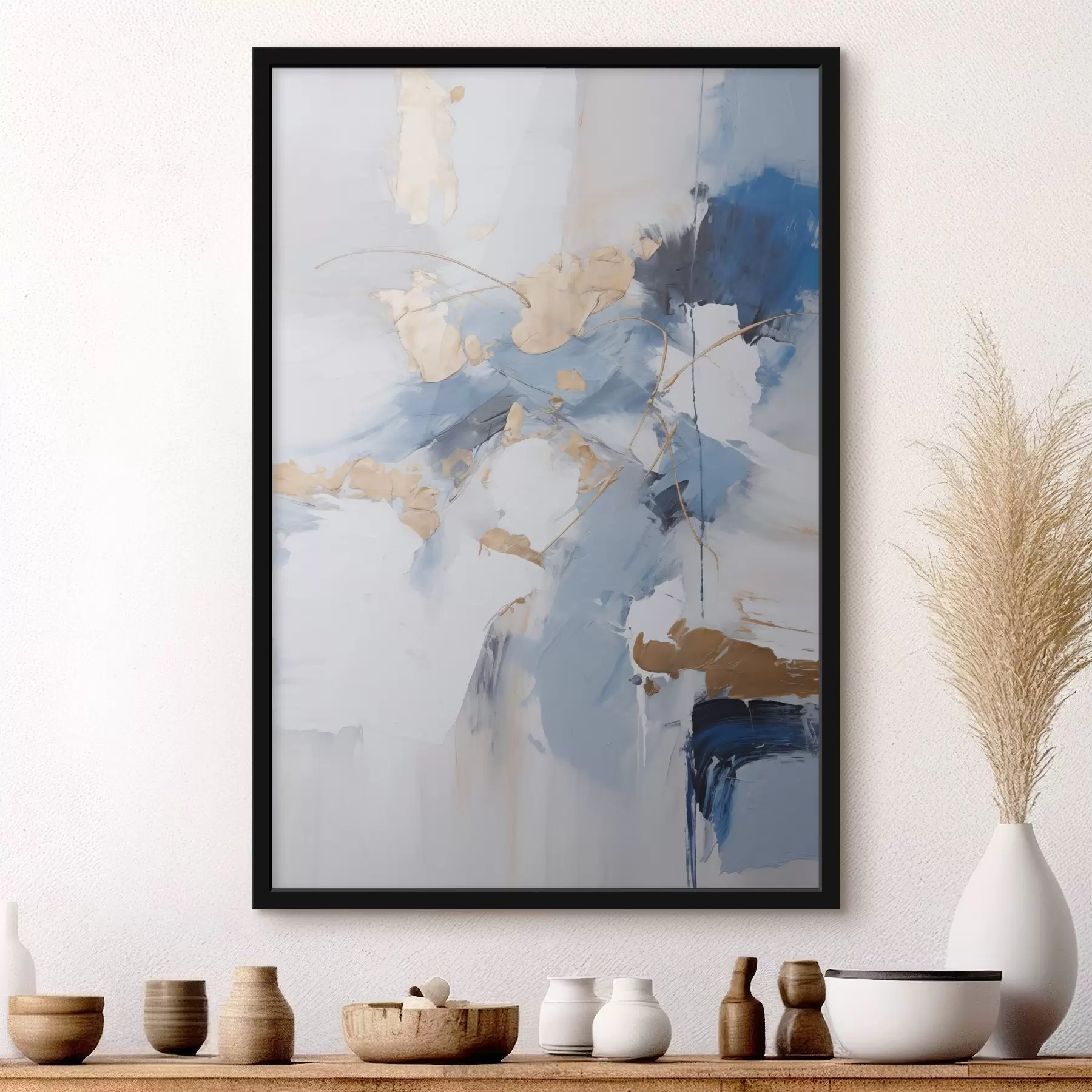 Papier peint Abstraction imitation de la peinture f45348