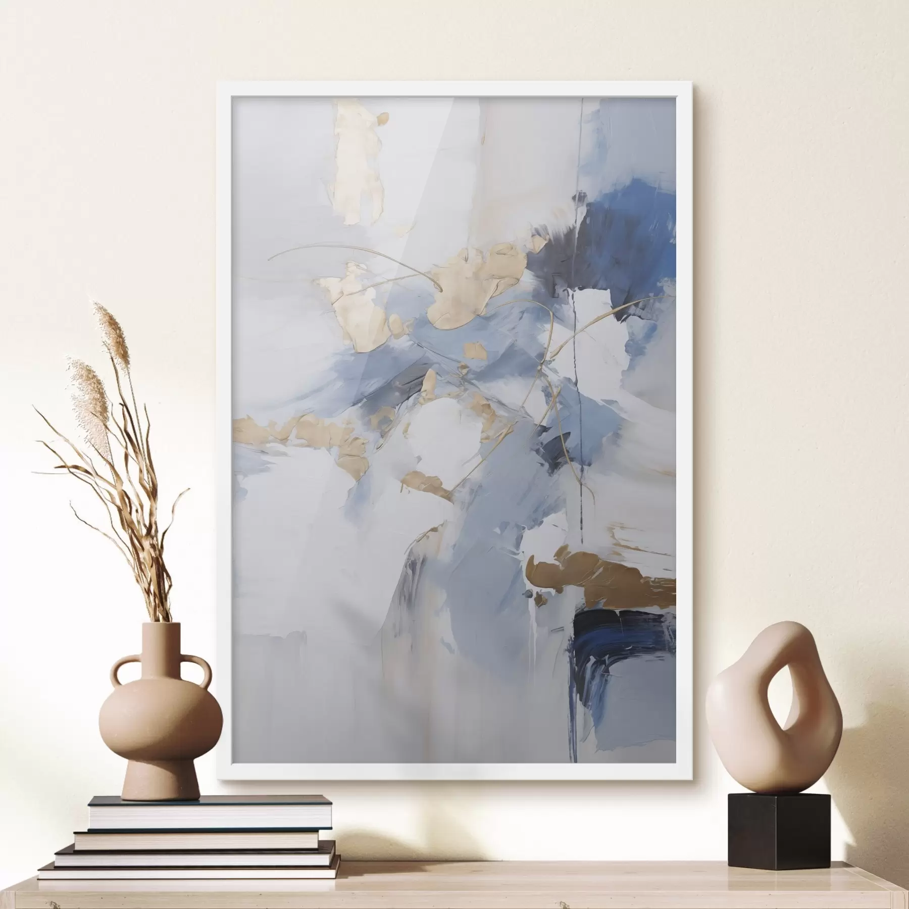 Papier peint Abstraction imitation de la peinture f45348