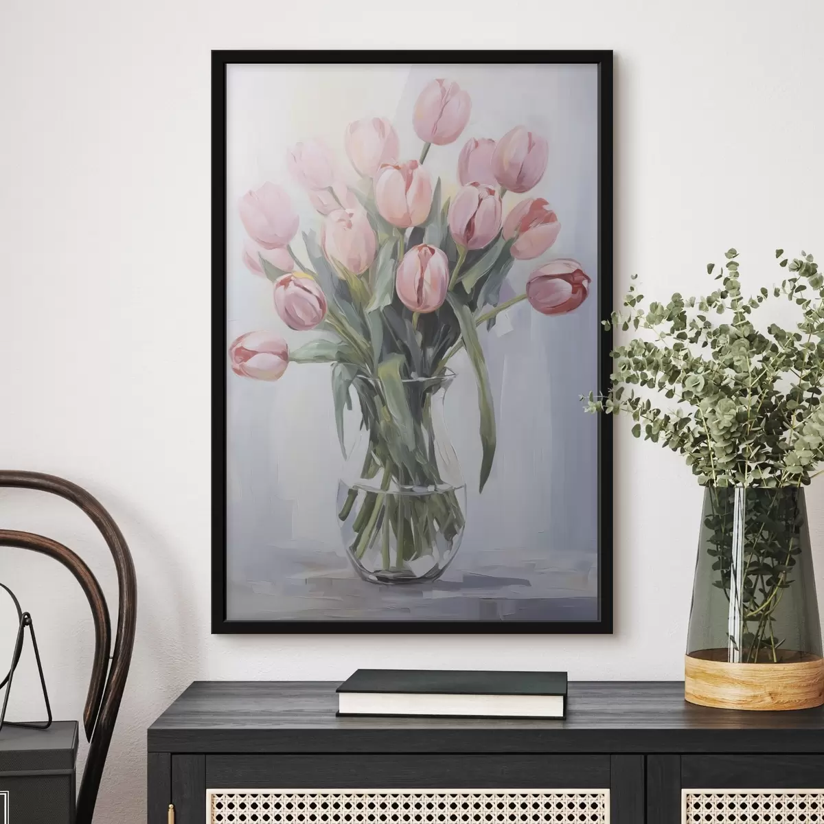 Poster Tulipes dans un vase f45355