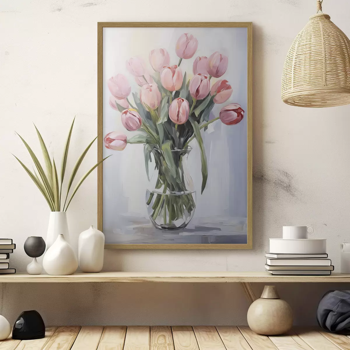 Poster Tulipes dans un vase f45355