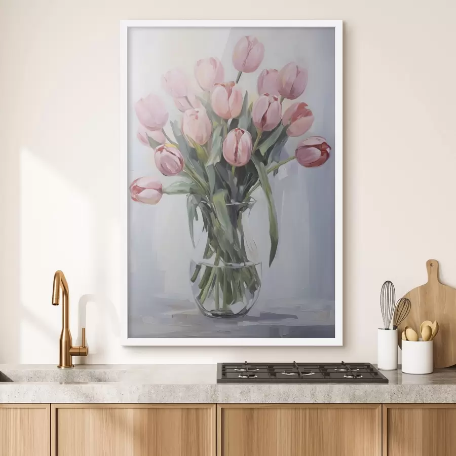 Papier peint Tulipes dans un vase f45355