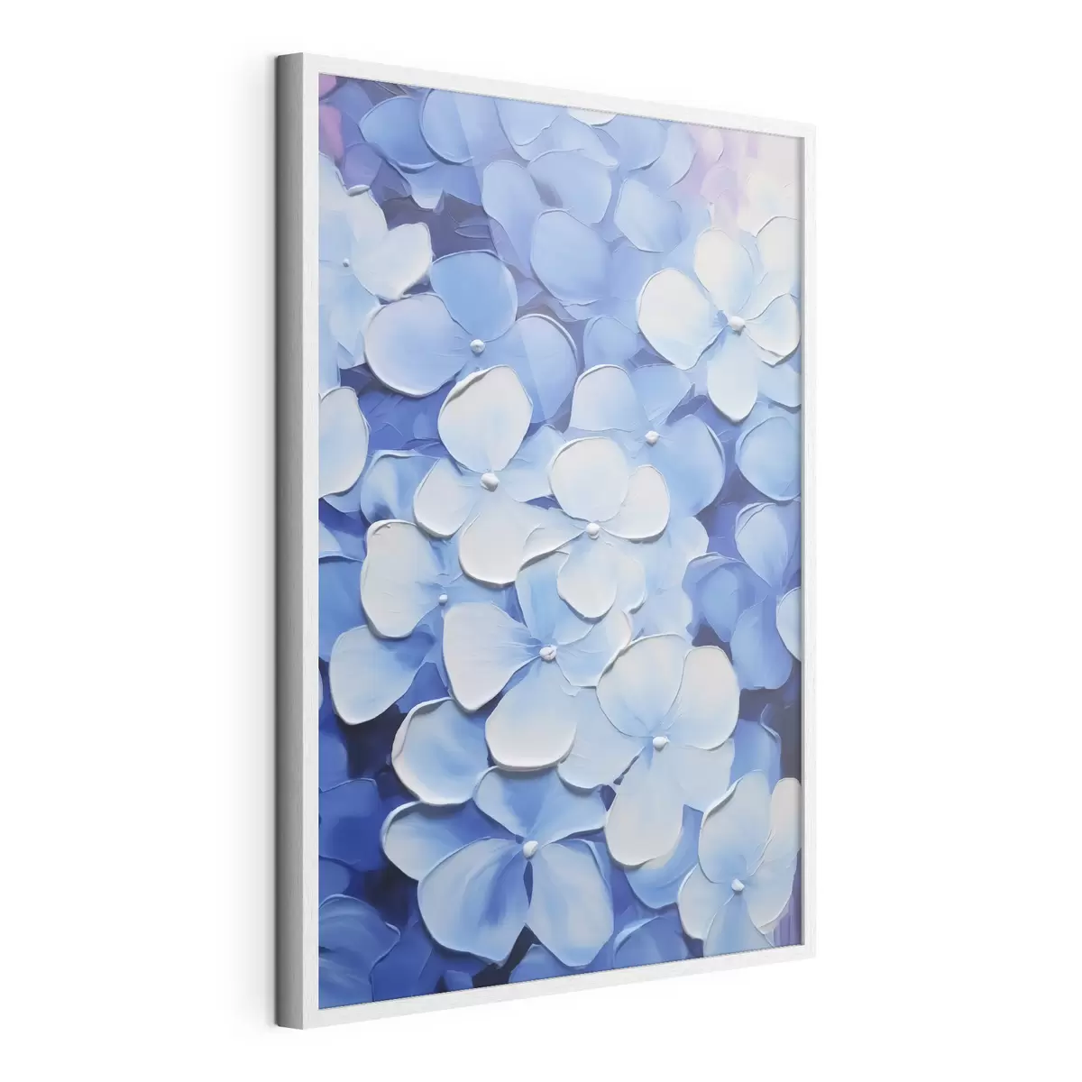 Poster Peinture imitation hortensia f45357