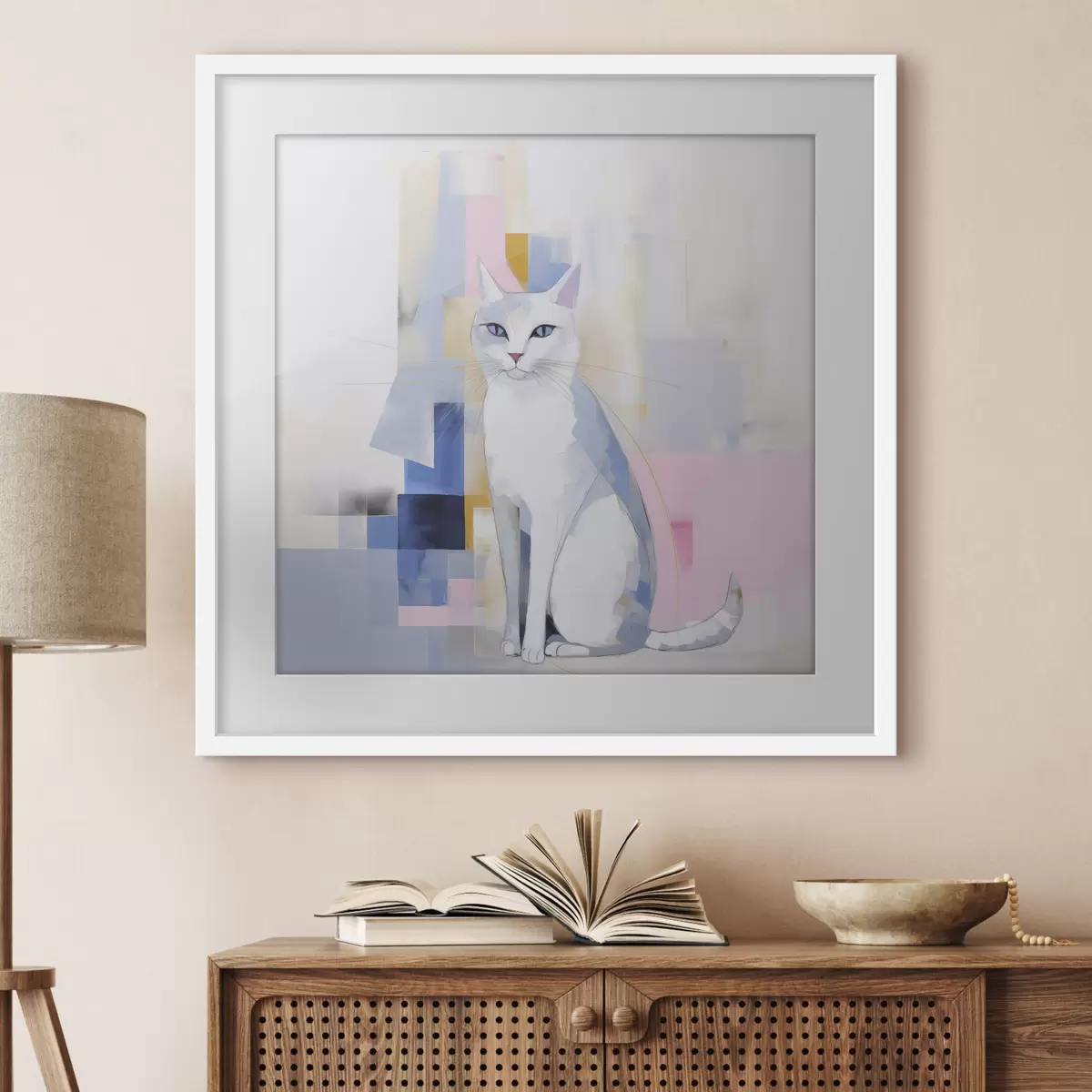 Poster Chat et légèreté f45359