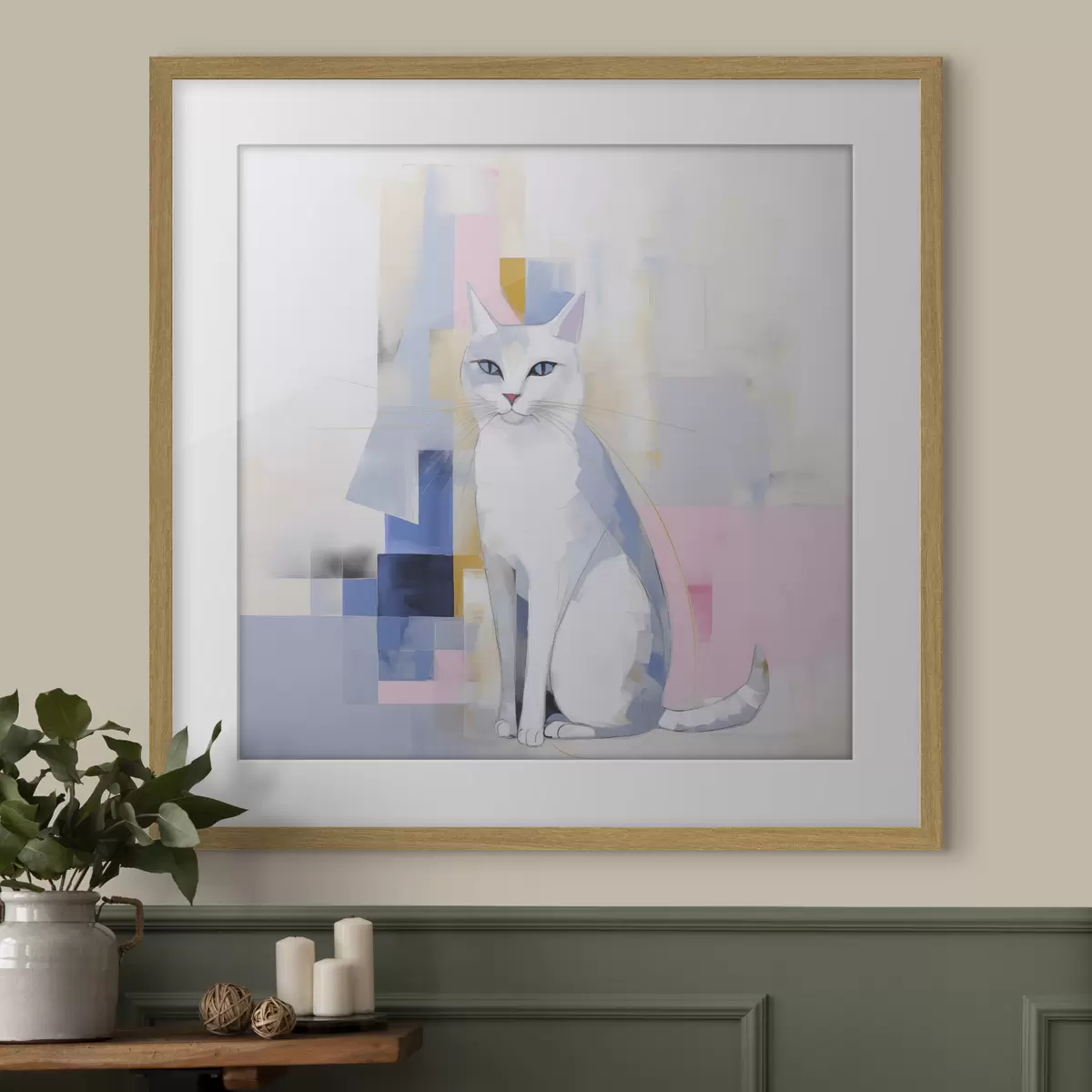 Poster Chat et légèreté f45359
