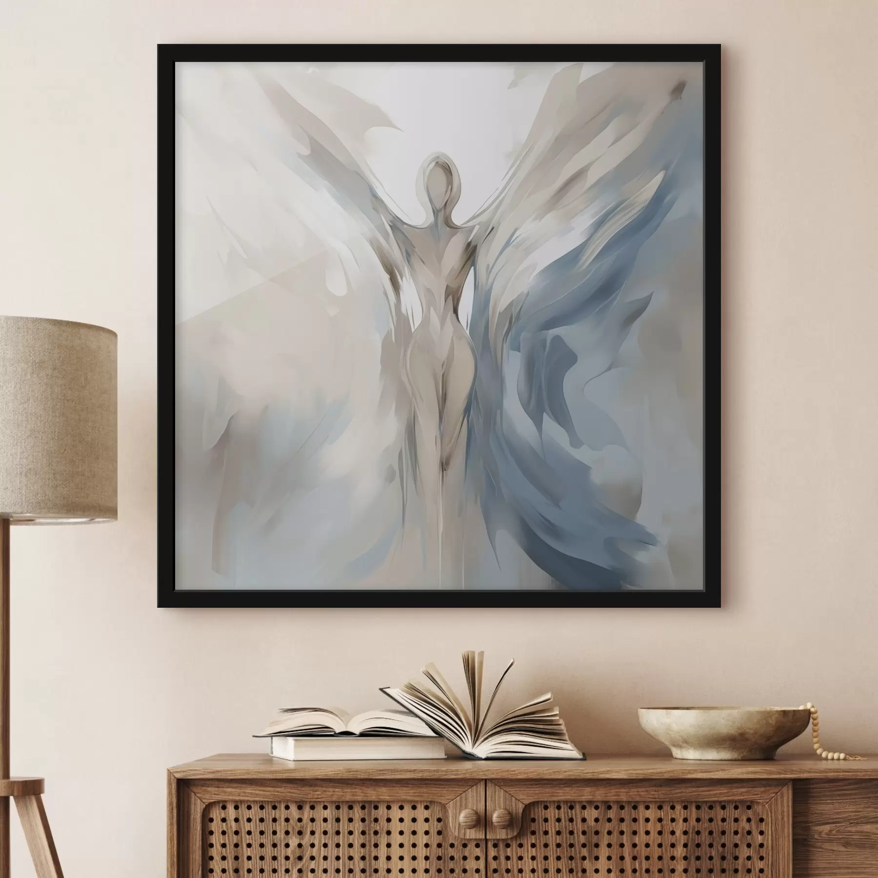 Papier peint Peinture d'imitation d'ange f45360