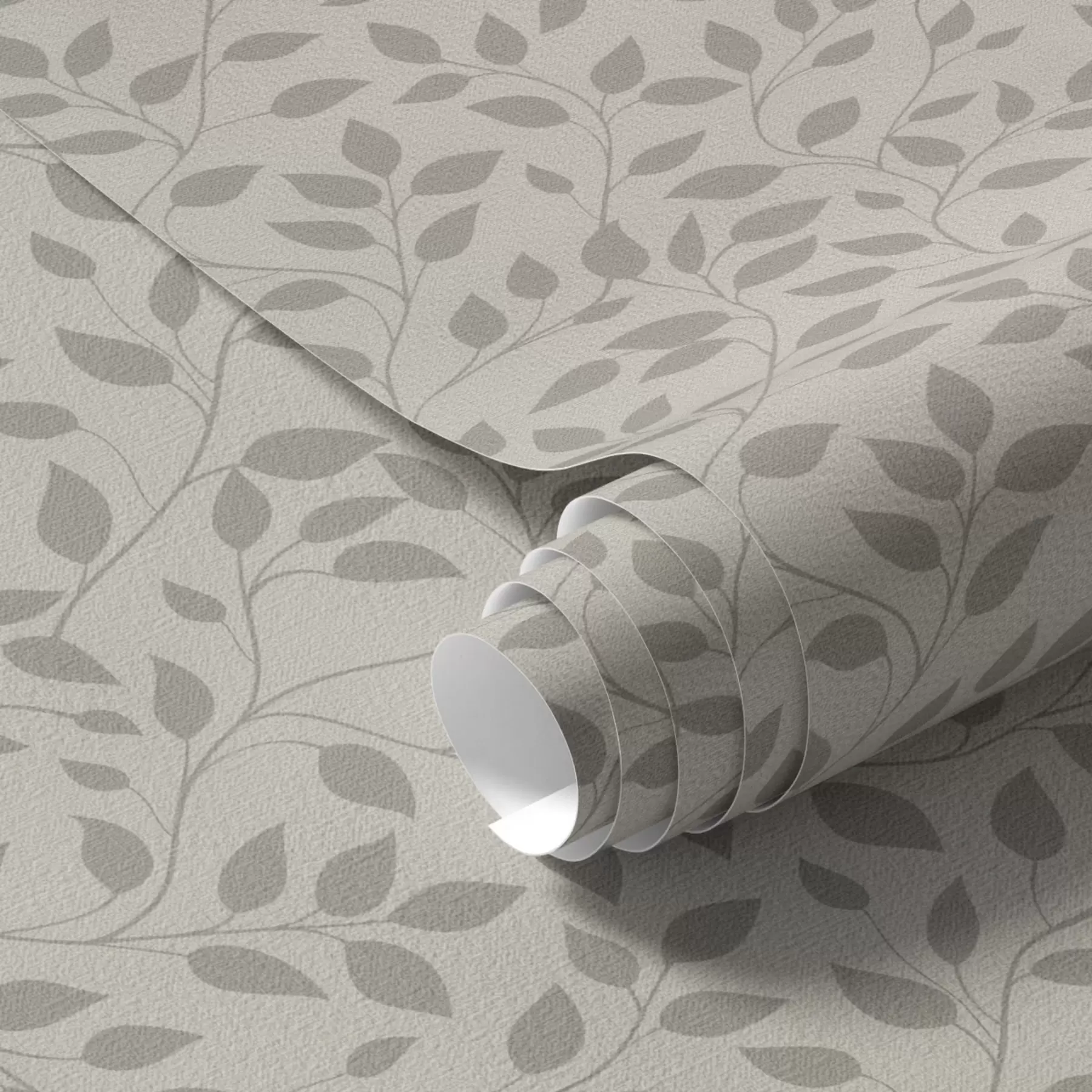 Papier peint Vignes monochromes sur toile finement texturée a00386