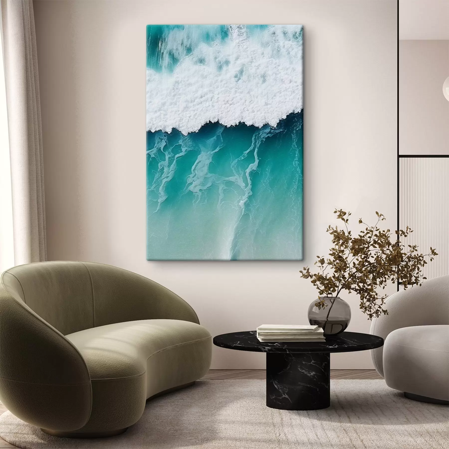 Tableau Vague de l'océan s45380