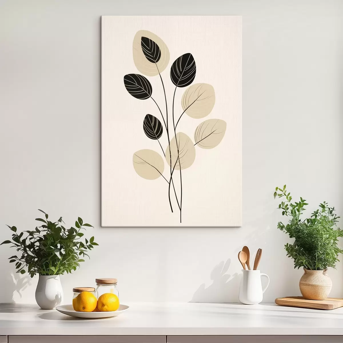 Tableau Illustration botanique minimaliste s45401