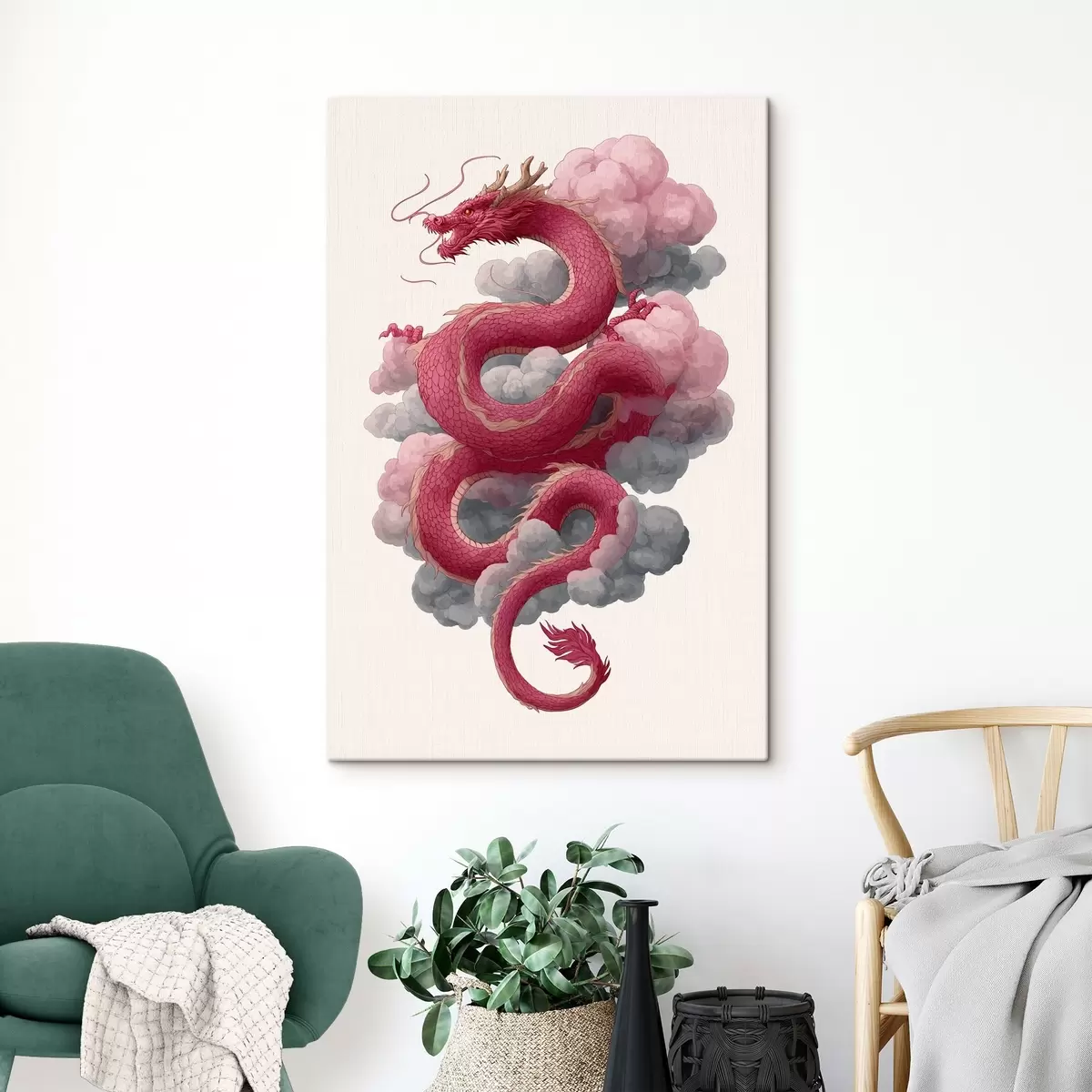 Tableau Dragon en style chinois s45412