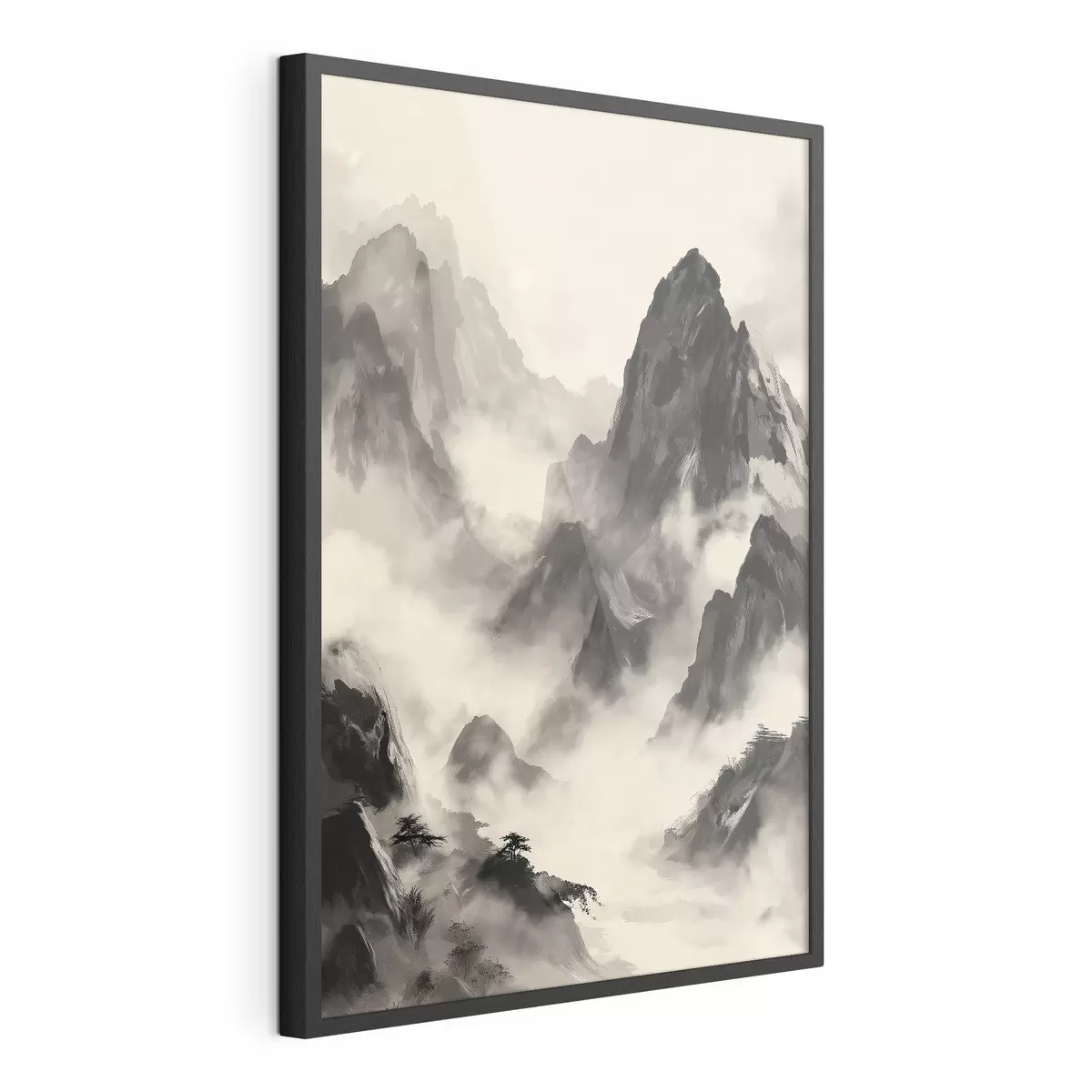 Poster Montagnes en style chinois f45384