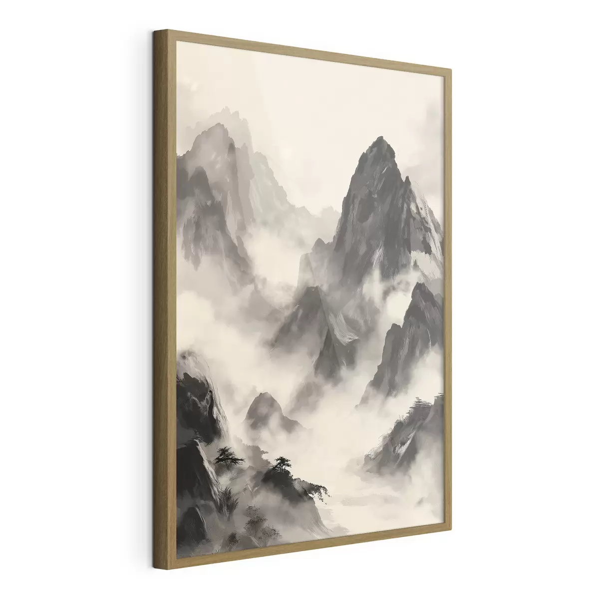 Poster Montagnes en style chinois f45384