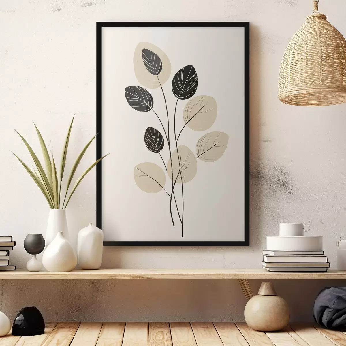 Poster Illustration botanique minimaliste f45401