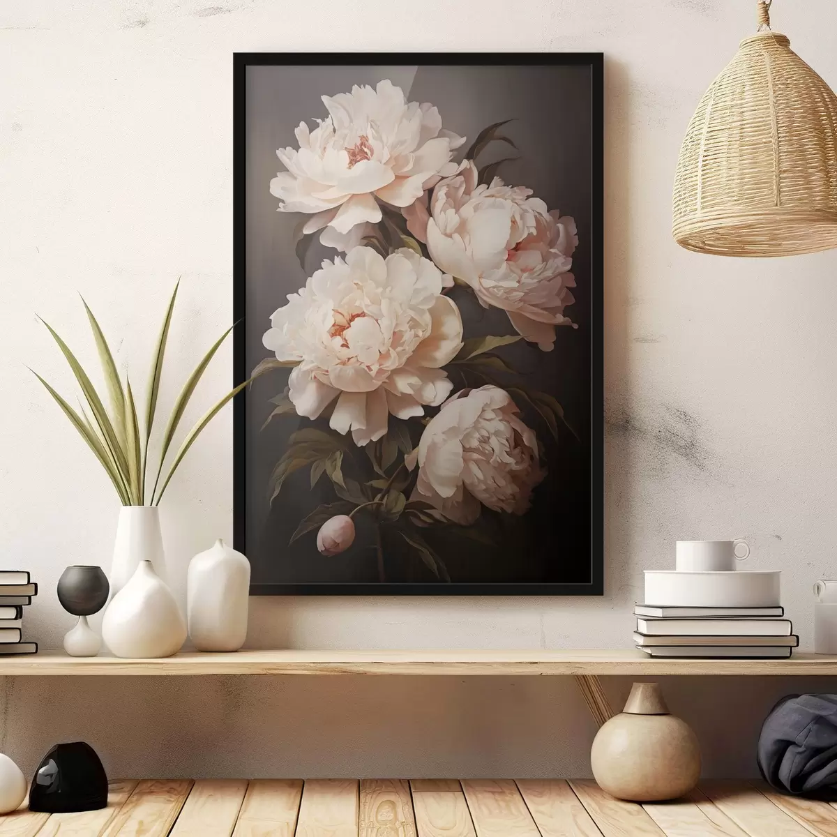 Poster Pivoines f45404