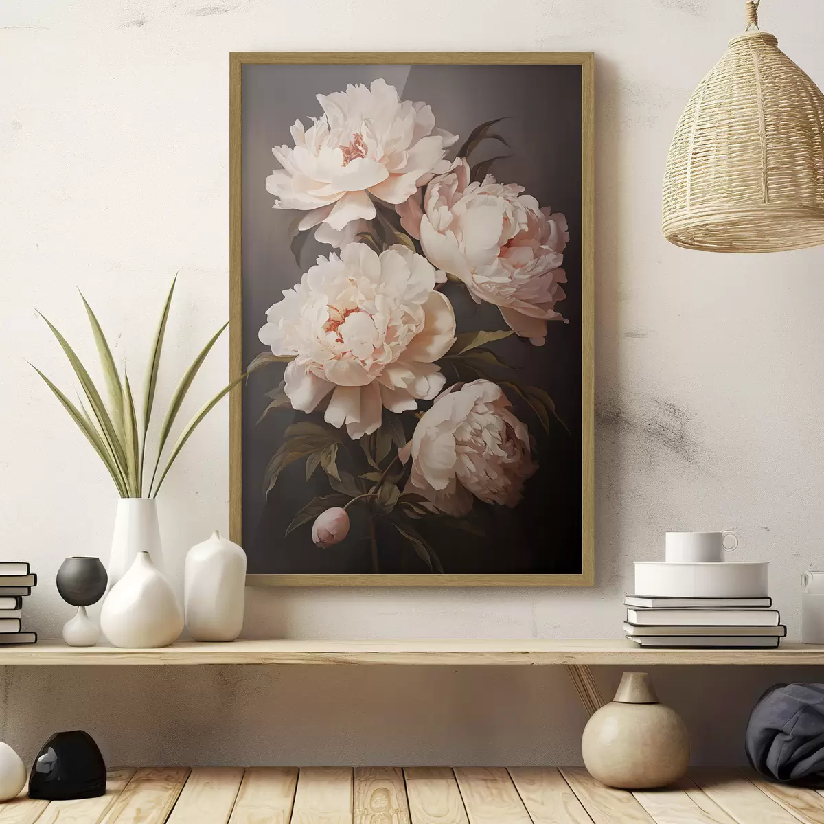 Poster Pivoines f45404