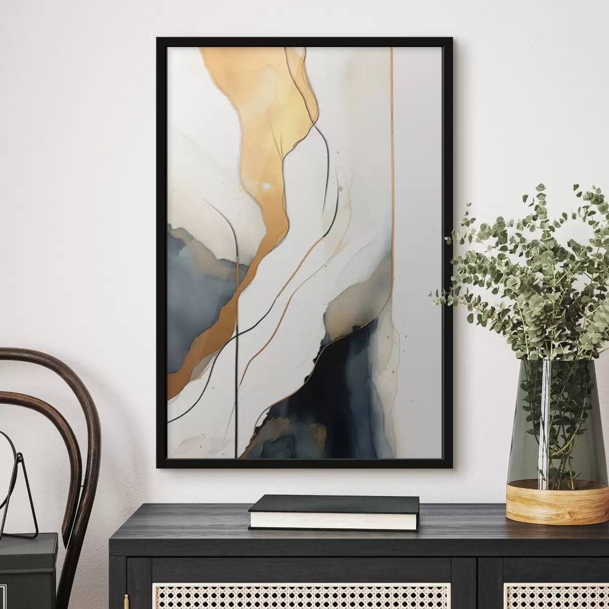 Poster Abstraction des lignes f45407