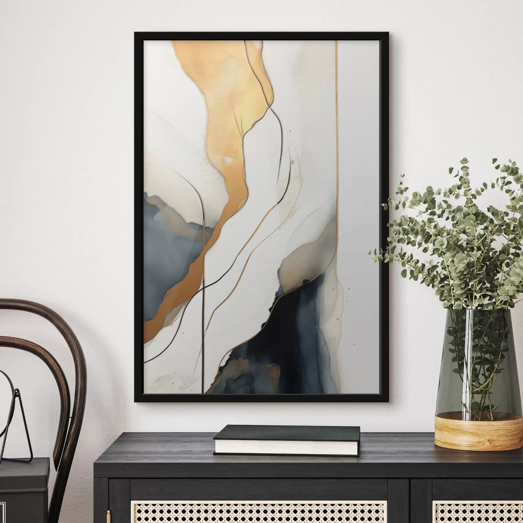 Papier peint Abstraction des lignes f45407