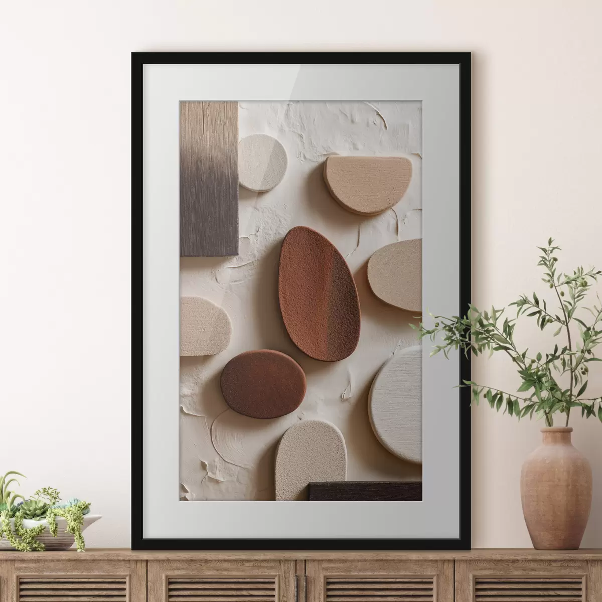 Poster Géométrie et tendresse f45409