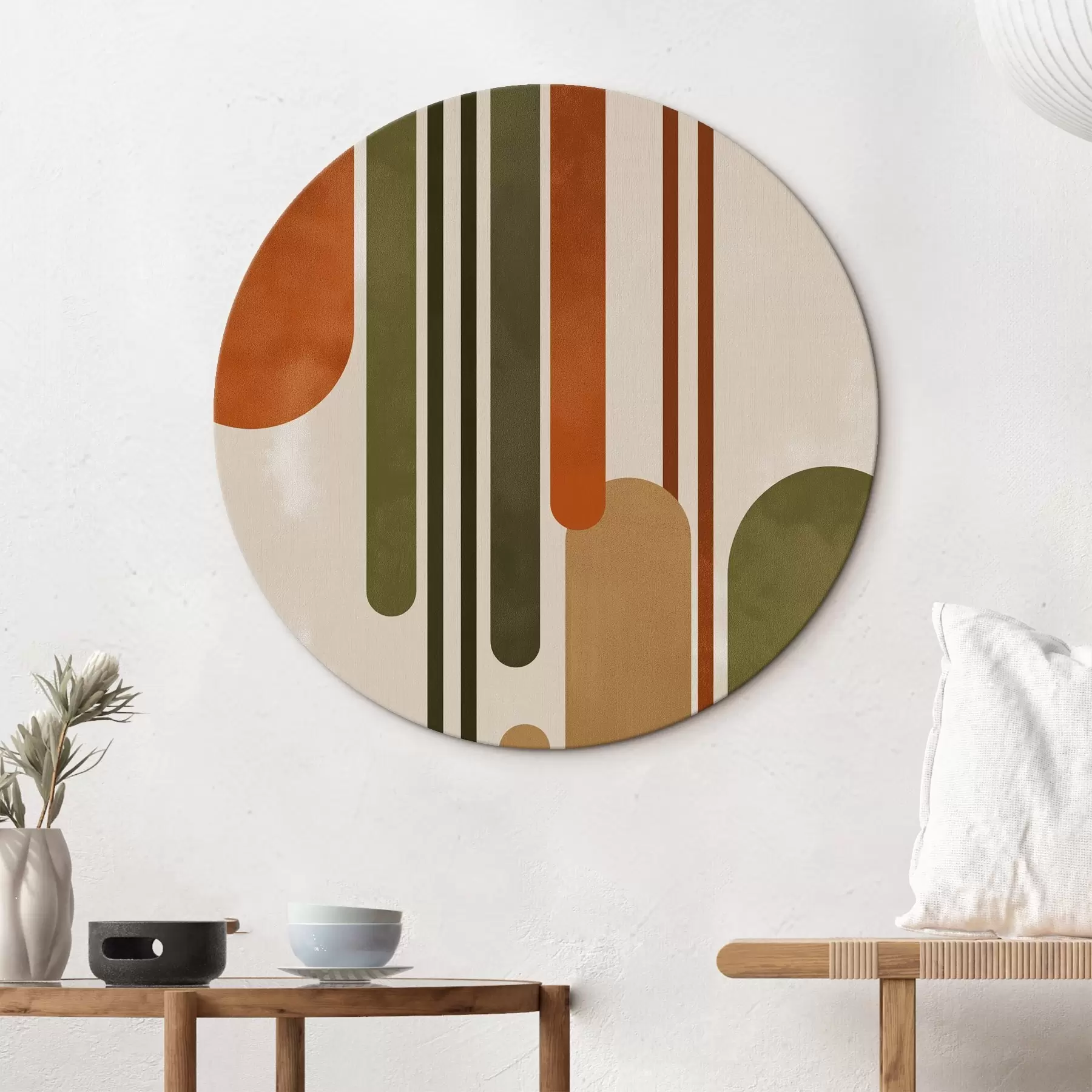 Tableau Abstraction multicolore r45397