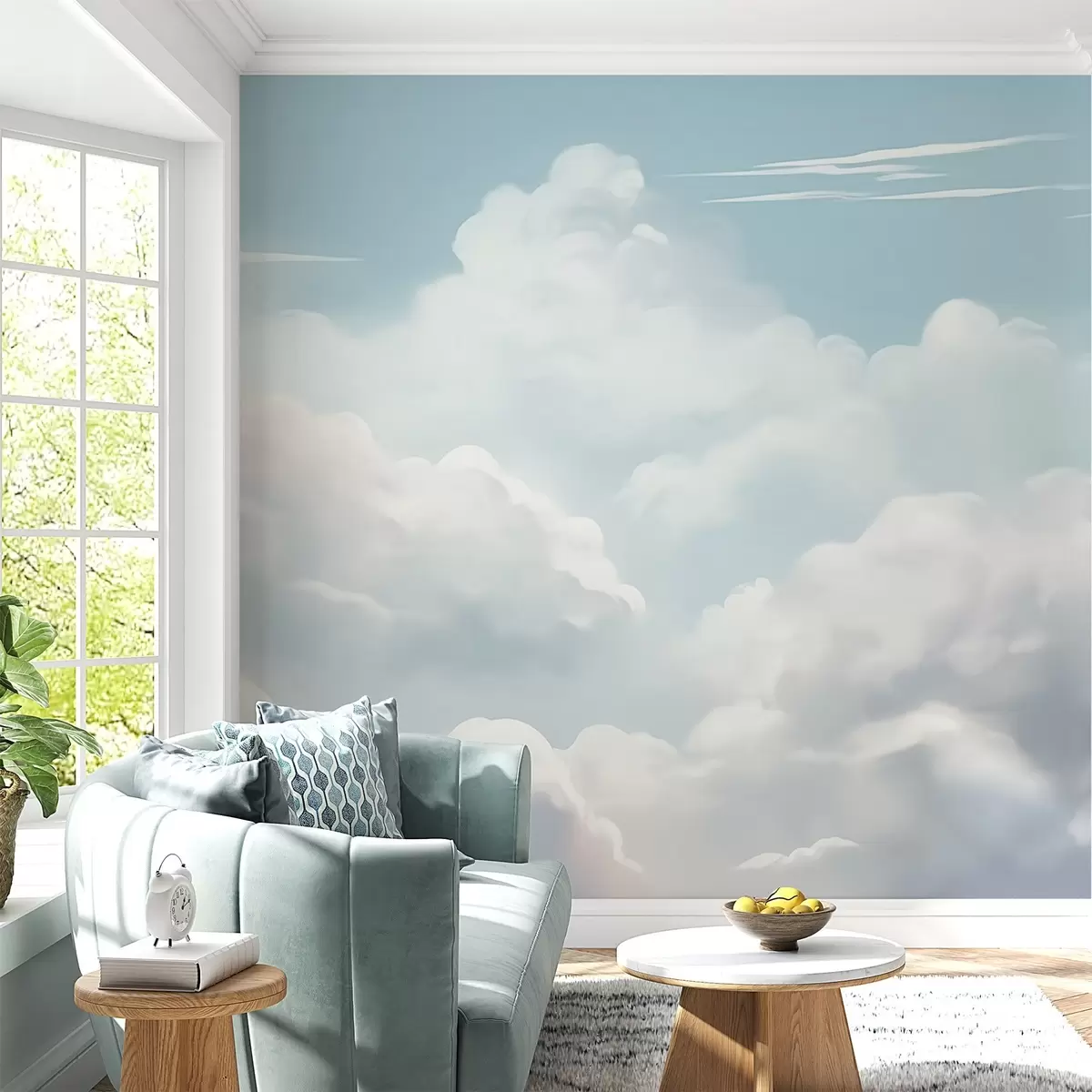 Papier peint Nuages w04406