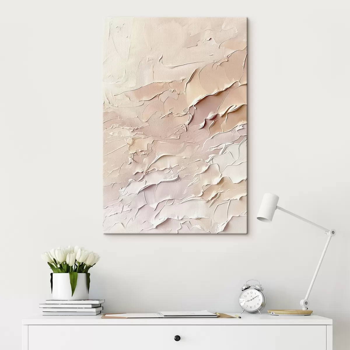 Tableau Effet de coups de pinceau volumétriques s45335