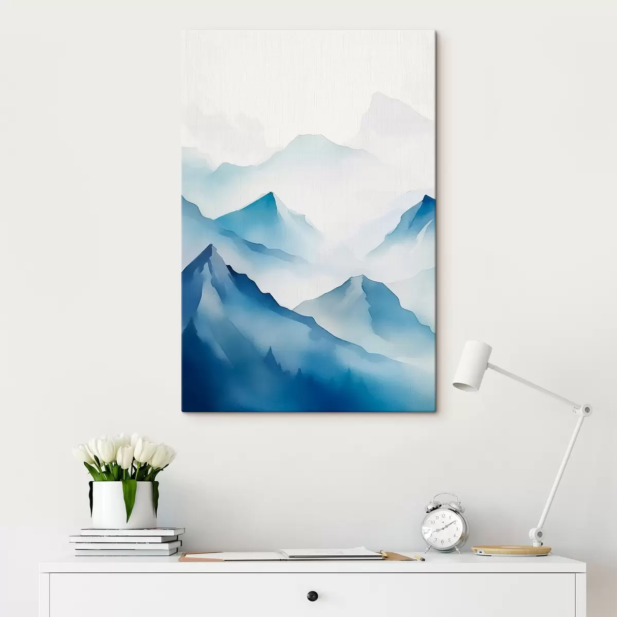 Tableau Montagnes dans le brouillard s45424