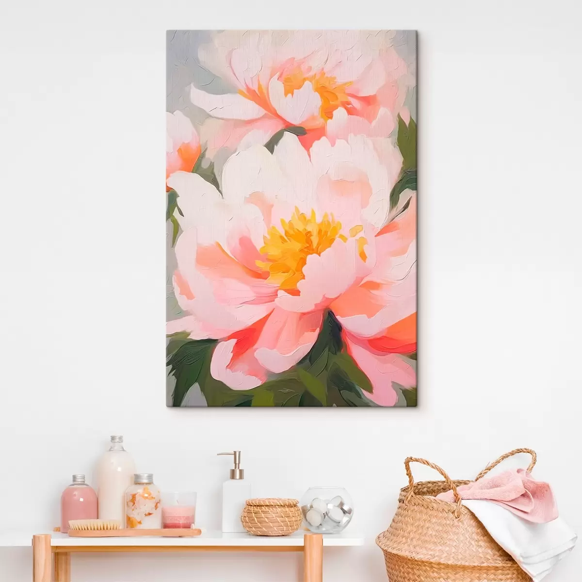 Tableau Pivoines s45444