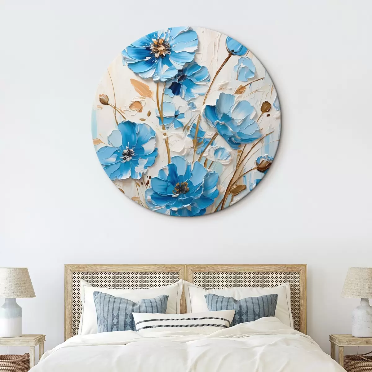 Tableaux rondes Fleurs r45363