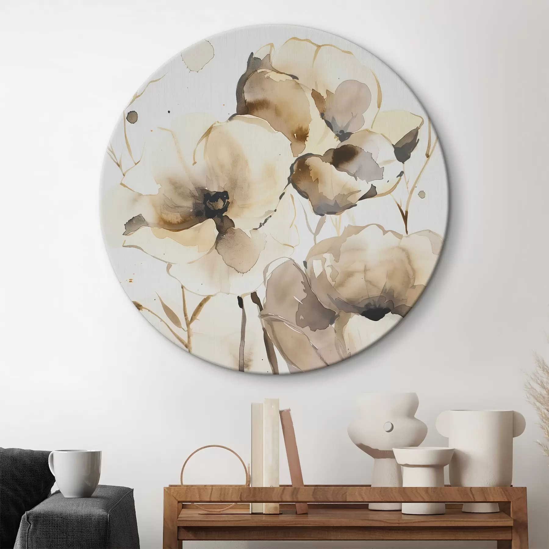 Tableau Fleurs en style aquarelle r45365
