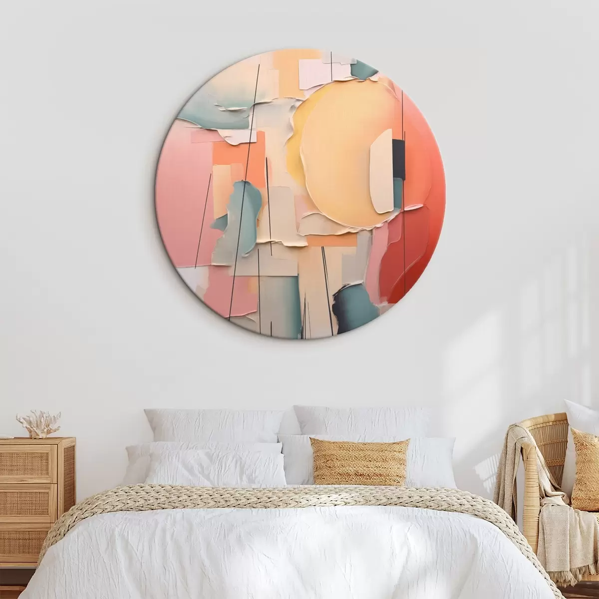 Tableaux rondes Abstraction r45372