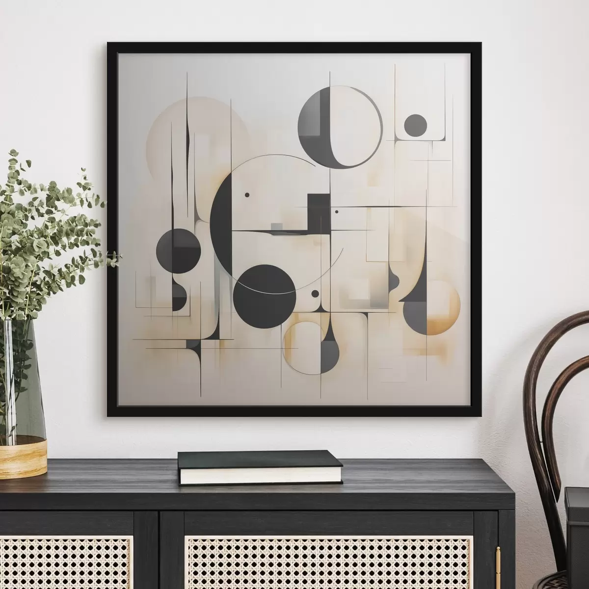 Poster Abstraction géométrique f45376