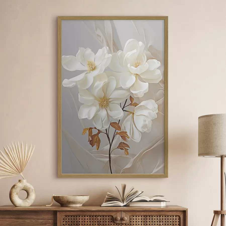 Papier peint Fleurs abstraites délicates f45378