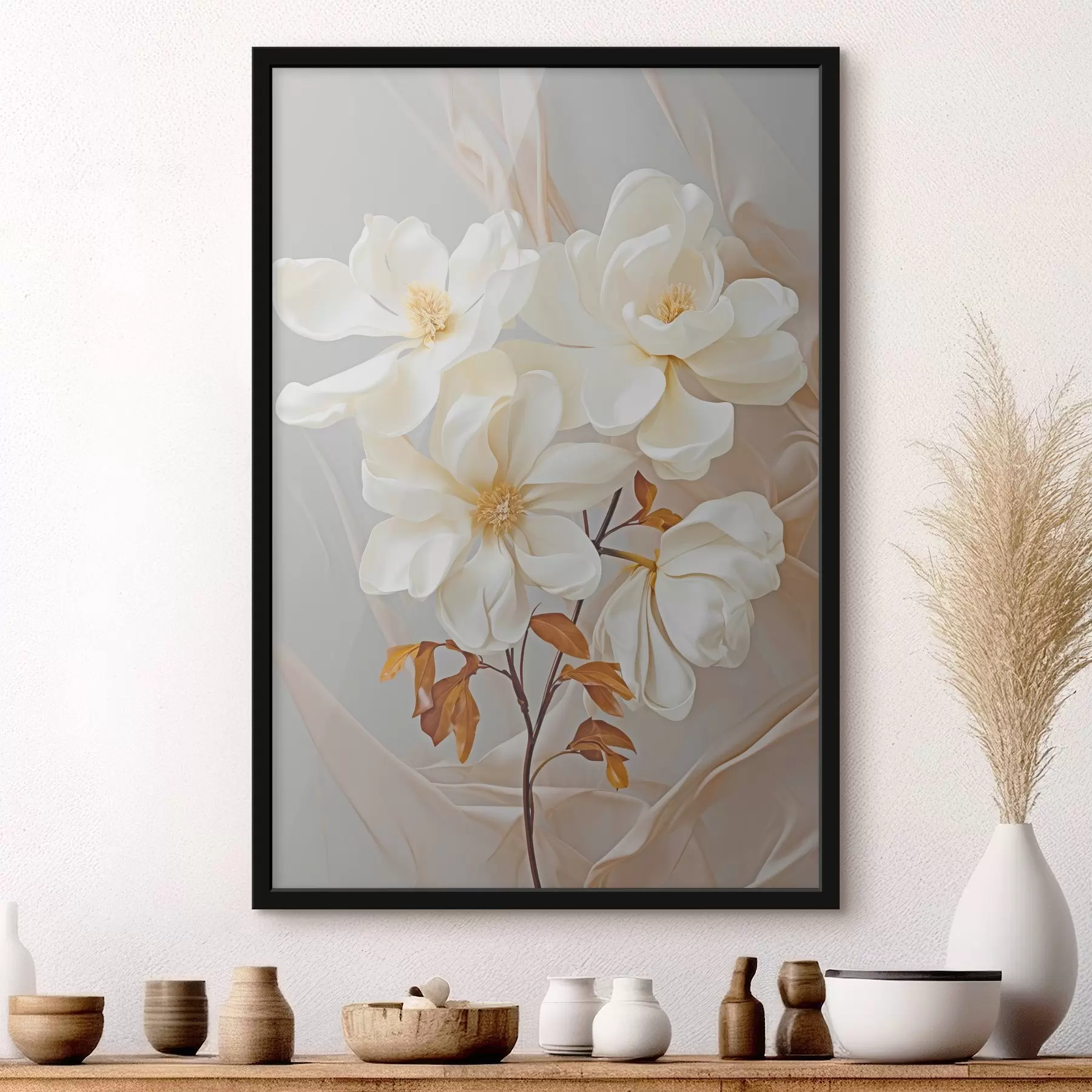 Papier peint Fleurs abstraites délicates f45378