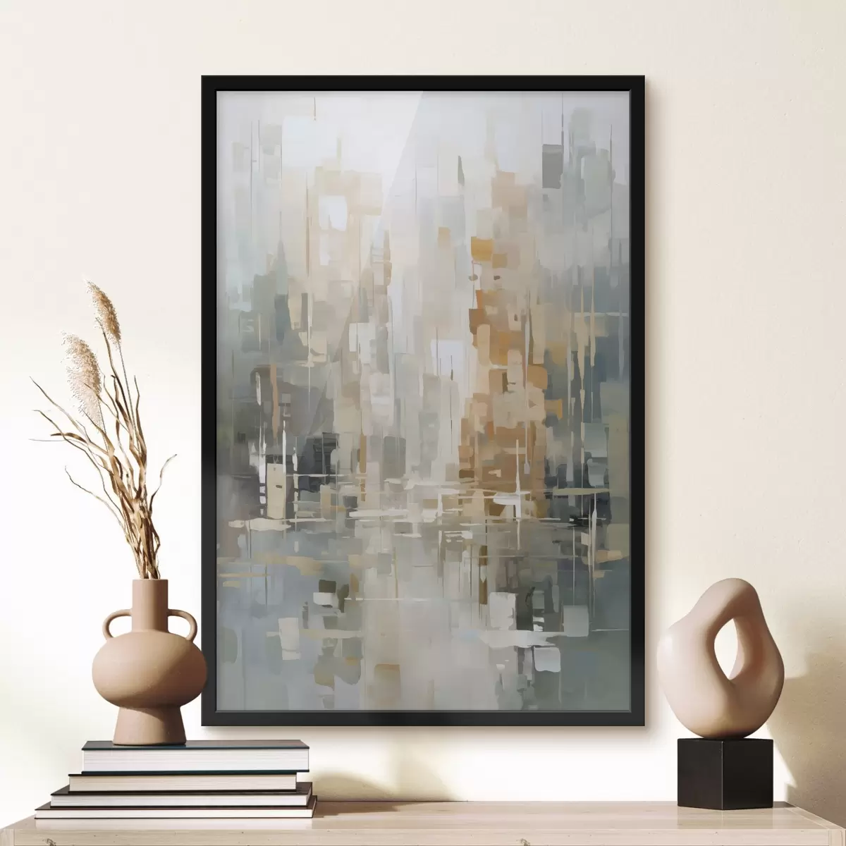 Poster Abstraction imitation de la peinture f45456