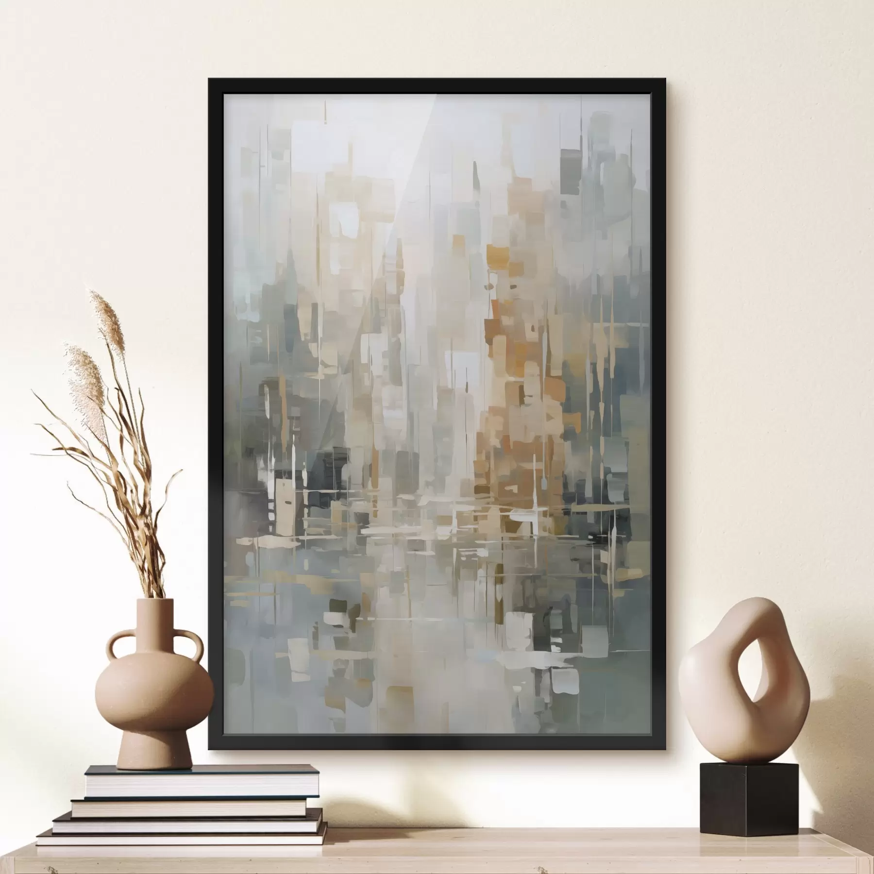 Papier peint Abstraction imitation de la peinture f45456